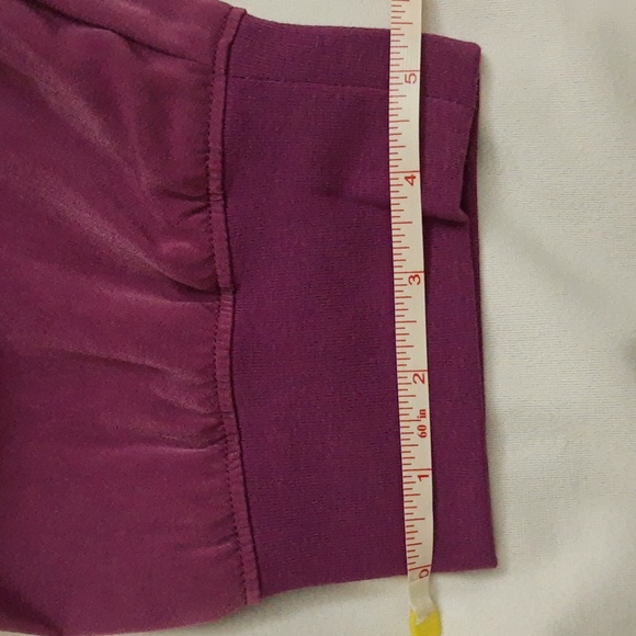 DG2 by Diane Gilman Faux Silk Pull-On Elastic Waist Jogger Pants, Purple, XL - Picture 14 of 15